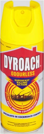 Dyrange Dyroach Odourless Odourless Cockroach Insecticide Spray 300ml