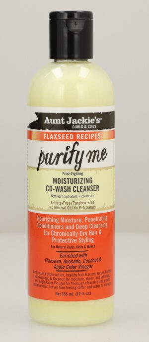 Aunt Jackie's Flaxseed Collection Purify Me Moisturizing Co-Wash Cleanser 355ml