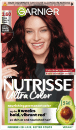 Garnier Nutrisse Ultra Color Deep Cherry Black Permanent Hair Colour 1s