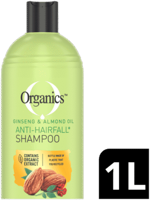 Organics Ginseng and Almond Oil Anti Hair Loss Shampoo 1L