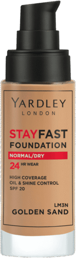 Yardley Stayfast Golden Sand SPF20 24HR Liquid Foundation 30ml