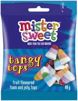 Mister Sweet Tangy Tops 60g