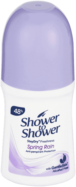 Shower To Shower Spring Rain Anti-Perspirant Roll-On 50ml