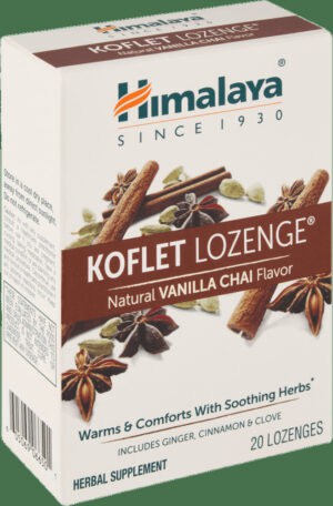 Himalaya Natural Vanilla Chai Flavour Koflet Lozenges 20pk