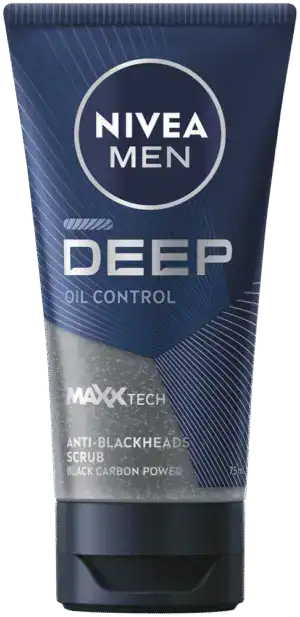 Nivea MEN Deep Oil Control Anti-Blackheads Scrub 75ml