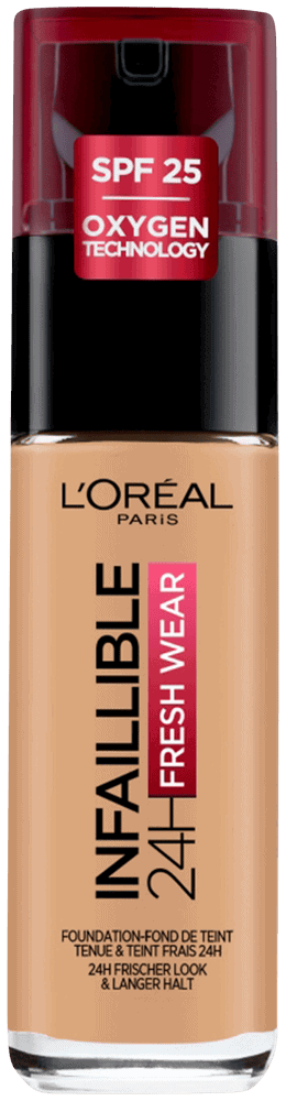 L'oréal Paris Infaillible Radiant Sun SPF 25 24H Fresh Wear Foundation 30ml