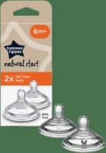 Tommee Tippee Natural Start Fast Flow Teats 2pk