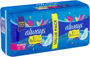 Always Long Maxi Thick Sanitary Pads 18pk