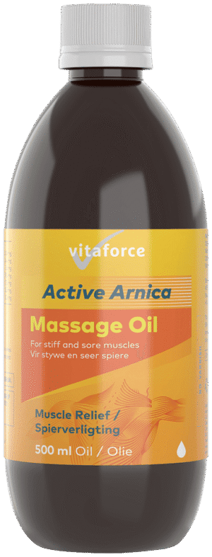 Vitaforce Active Arnica Massage Oil 500ml