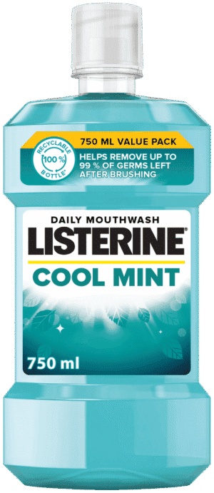 Listerine Cool Mint Daily Mouthwash 750ml