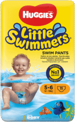 Huggies Little Swimmers Size 5-6 Disposable Nappy Swim Pants 11pk