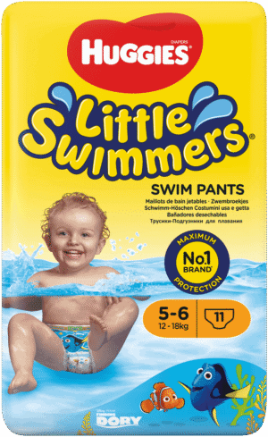 Huggies Little Swimmers Size 5-6 Disposable Nappy Swim Pants 11pk