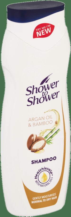 Shower To Shower Argan Oil & Bamboo Shampoo 400ml