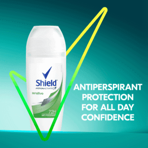 Shield Women Sensitive Antiperspirant Roll-On Deodorant 50ml