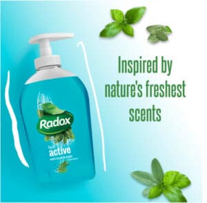 Radox Feel Active Basil and Sage Cleansing Hand Wash Soap 300ml
