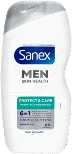 Sanex Men Skin Health Protect & Care Shower Gel 500ml