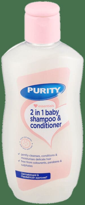 Purity Essentials 2 In 1 Baby Shampoo & Conditioner 200ml