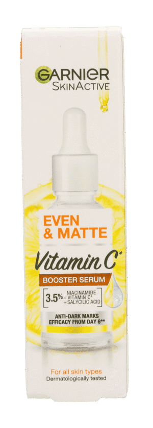 Garnier SkinActive Even & Matte Vitamin C Booster Serum 15ml