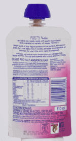 Purity From 7 Months Pear & Blackberry Fruit 110ml