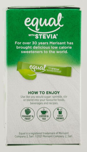 Equal Low Kilojoule Sweetener with Stevia Sticks 50pk