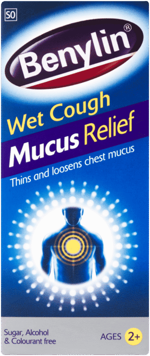 Benylin Mucus Relief Wet Cough Syrup 100ml