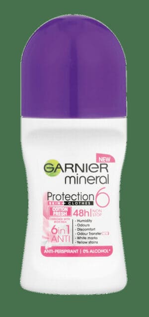 Garnier Mineral Cotton Fresh Anti-Perspirant Roll-On 50ml