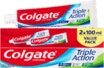 Colgate Original Mint Triple Action Fluoride Toothpaste 2 x 100ml - Image 3