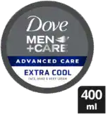 Dove Men+Care Hand and Body Cream, Advanced Care Extra Cool Face 400ml