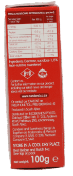 Canderel Sucralose Low Kilojoule Sweetener Sticks 100pk