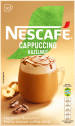 Nescafé Hazelnut Instant Cappuccino 10 x 18g