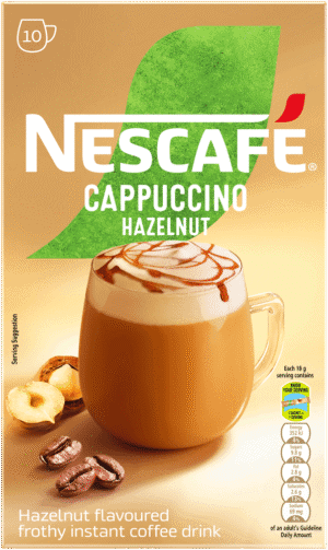 Nescafé Hazelnut Instant Cappuccino 10 x 18g