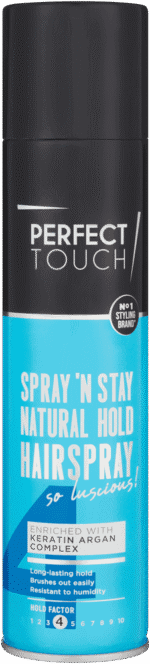 Perfect Touch Spray 'n Stay Natural Hold Hairspray 250ml