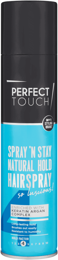 Perfect Touch Spray 'n Stay Natural Hold Hairspray 250ml
