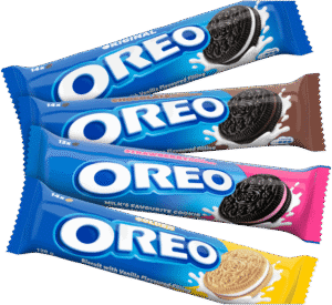 OREO Strawberry Créme Flavoured Biscuits 119g