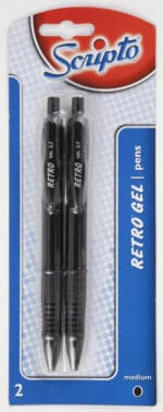 Scripto Retro Medium Gel Pen 2s