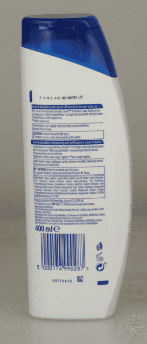 Head & Shoulders Menthol Refresh Anti-Dandruff Shampoo 400ml