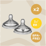 Tommee Tippee Closer to Nature Medium Flow Teats 2pk