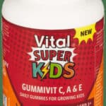 Vital Super Kids Orange Flavour GummiVit C, A & E Gummies 60pk