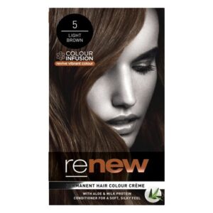 Renew Light Brown Permanent Hair Colour Crème 1s