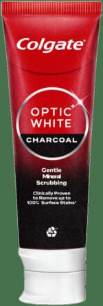Colgate Optic White Charcoal Fluoride Toothpaste 75ml