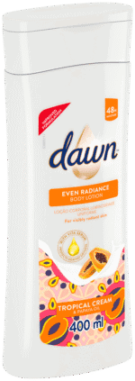 Dawn Tropical Cream and Papaya Oil Even Radiance Body Lotion 400ml