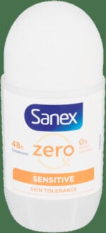 Sanex Zero% Sensitive Deodorant Roll-On 50ml