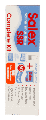 Salex Saline Sinus Rinse Complete Kit 60 x 1.6g