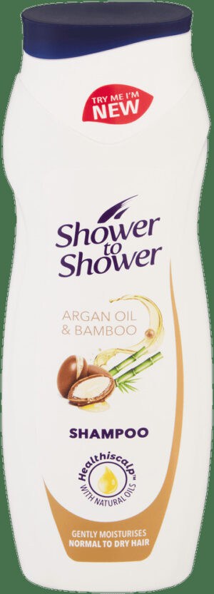 Shower To Shower Argan Oil & Bamboo Shampoo 400ml