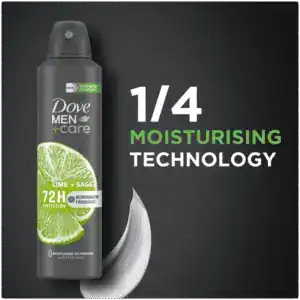 Dove Men+Care Lime & Sage Anti-Perspirant Spray 150ml