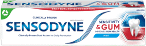 Sensodyne Sensitivity & Gum Whitening Fluoride Toothpaste 75ml