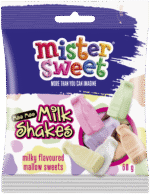 Mister Sweet Moo Moo Milk Shakes 60g