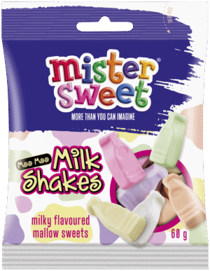 Mister Sweet Moo Moo Milk Shakes 60g