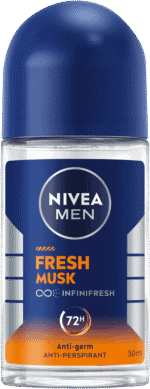 Nivea MEN Fresh Musk Anti-Perspirant Roll-On 50ml