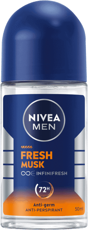 Nivea MEN Fresh Musk Anti-Perspirant Roll-On 50ml